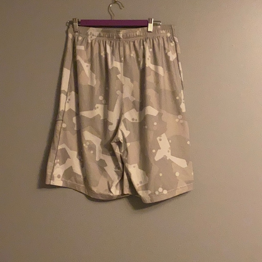White Under Armour shorts